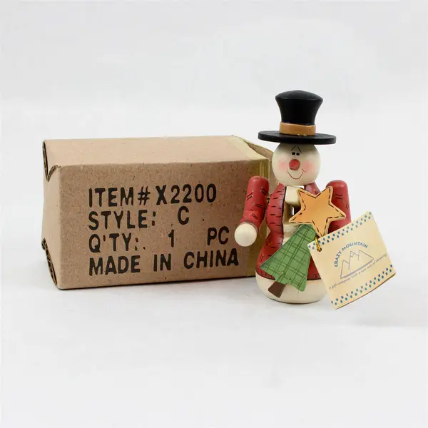 Crazy Mountain Snowman Nutcracker Christmas Tree Holiday Decor X2200