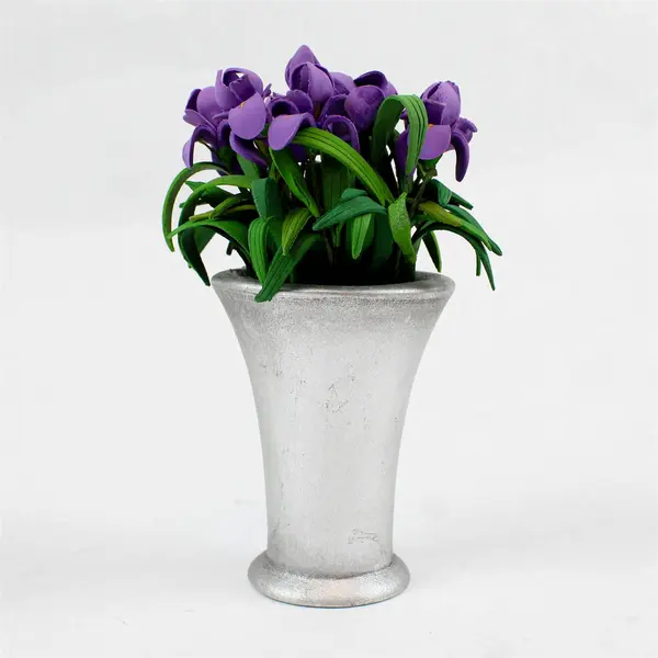 Forget Me Nots Enchanting Irises 82008 Floral Figurine