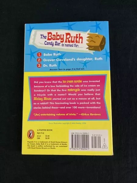 The Kid Who Invented The Popsicle by Don L. Wulffson 1997 Paperback Book