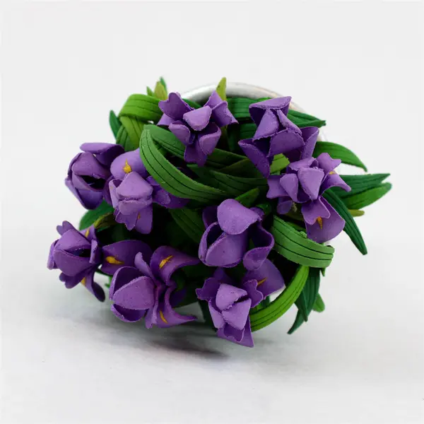 Forget Me Nots Enchanting Irises 82008 Floral Figurine