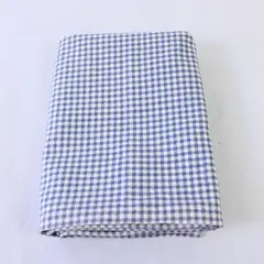 Blue White Gingham Check Table Runner 40 x 14.5 Farmhouse Kitchen Decor