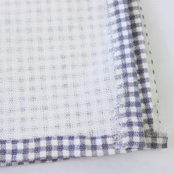 Blue White Gingham Check Table Runner 40 x 14.5 Farmhouse Kitchen Decor