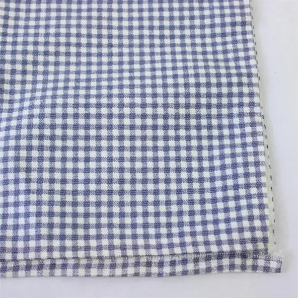 Blue White Gingham Check Table Runner 40 x 14.5 Farmhouse Kitchen Decor