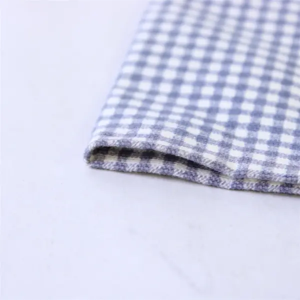 Blue White Gingham Check Table Runner 40 x 14.5 Farmhouse Kitchen Decor