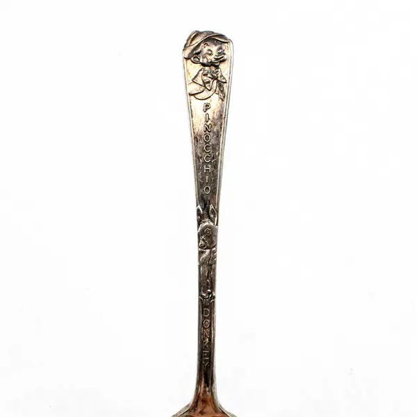 Vintage Duchess Silverplate Pinocchio Character Spoon - Collectible