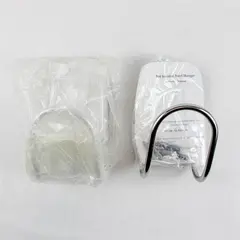 Lot of 2 JBscoop Small 304 Stainless Steel Heavy Duty Hose Holder Hanger