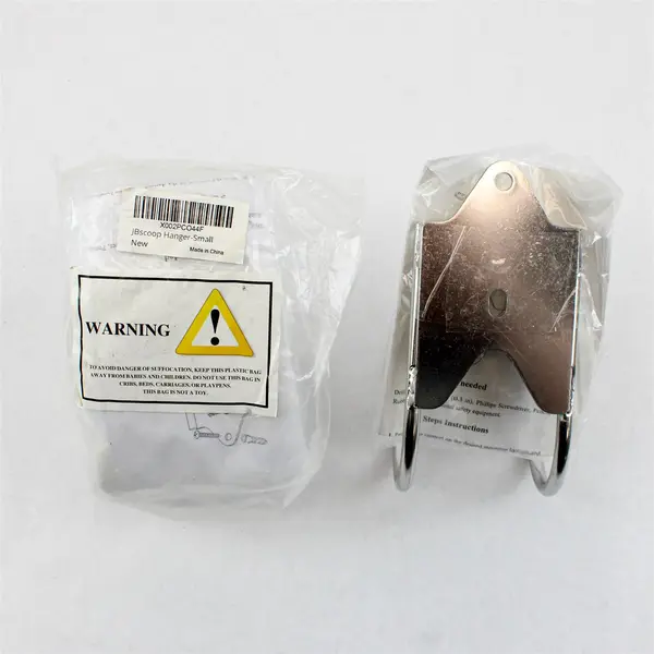 Lot of 2 JBscoop Small 304 Stainless Steel Heavy Duty Hose Holder Hanger