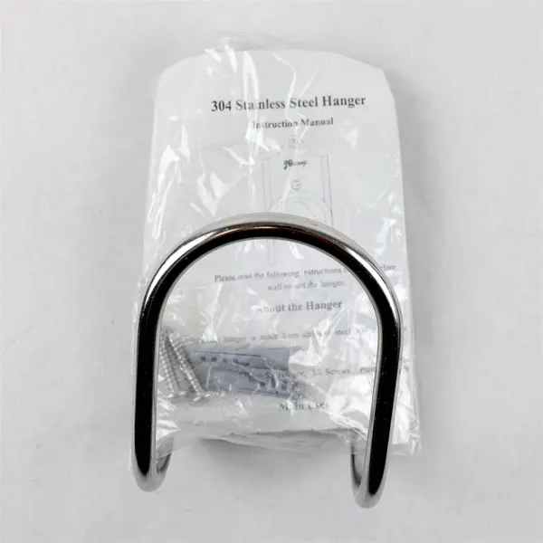 Lot of 2 JBscoop Small 304 Stainless Steel Heavy Duty Hose Holder Hanger