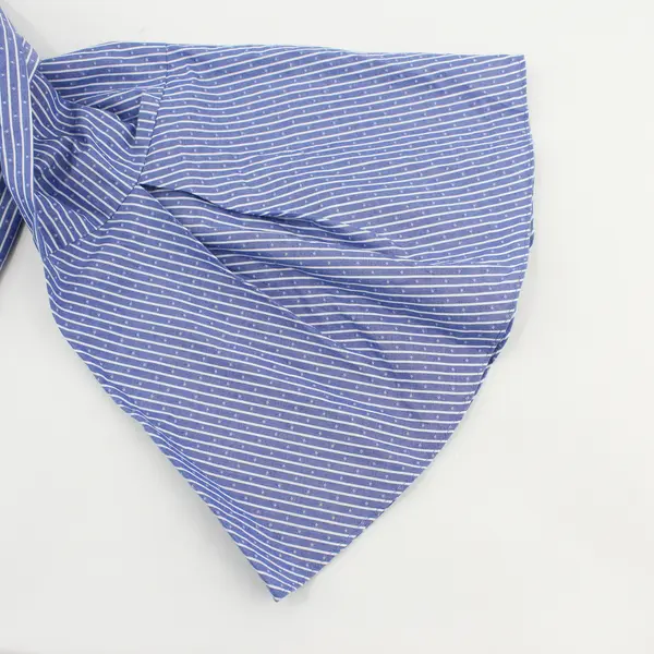 Van Heusen Blue and White Striped Bell Sleeve Blouse Women's XXL