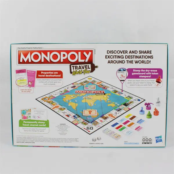 Monopoly Travel World Tour 2022 Hasbro Parker F7855 Board Game