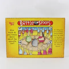 University Games Battle of the Sexes Vintage Complete Board Game #01420