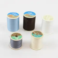 Lot of 5 Coats Sewing Thread Spools Assorted Colors