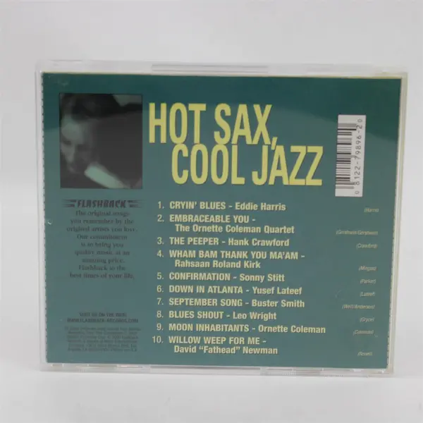 Hot Sax Cool Jazz Flashback Various Artists CD Original Recordings