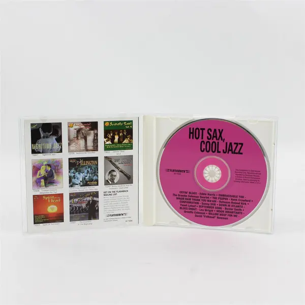 Hot Sax Cool Jazz Flashback Various Artists CD Original Recordings