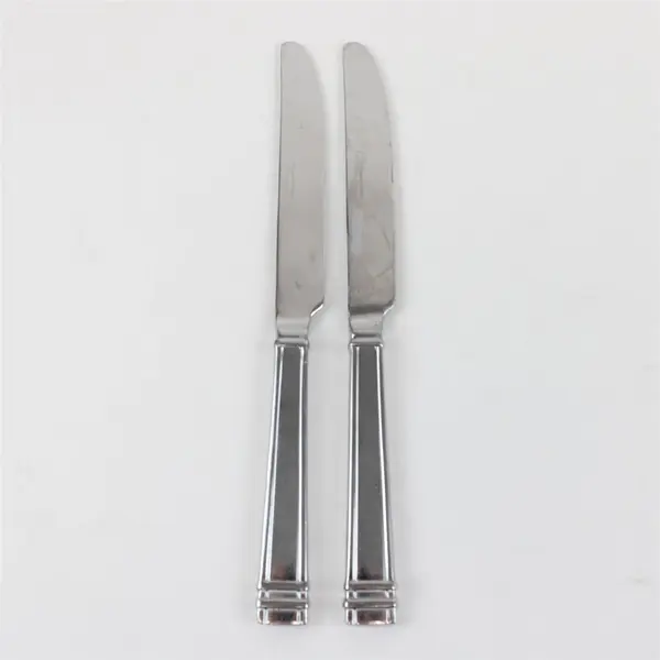 Lot of 2 Stainless Reed and Barton Mission Bay Dinner Knives