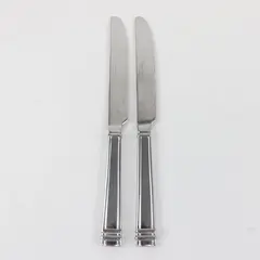 Lot of 2 Stainless Reed and Barton Mission Bay Dinner Knives