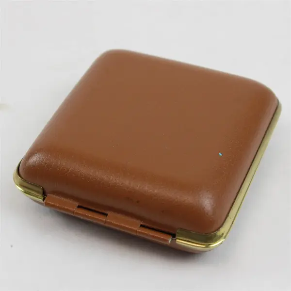 Vintage Le Gran Travel Alarm Clock Brown Case Tested Working