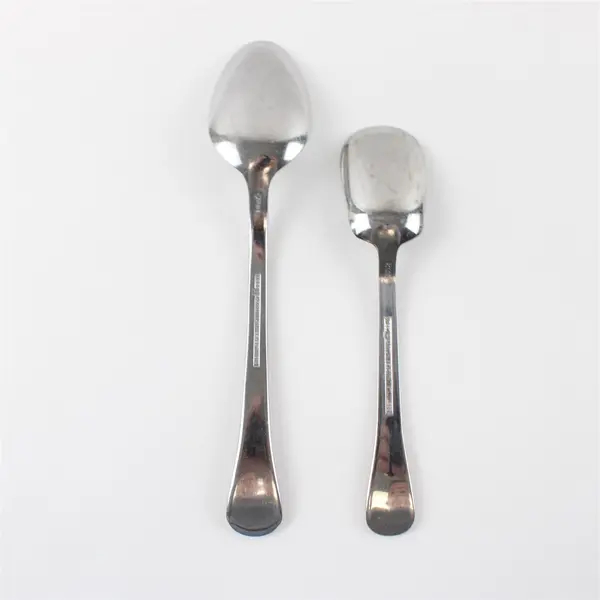 Set of 2 Reed & Barton Mixed Spoons Ultra Select Piazza Navona 18/0 Stainless