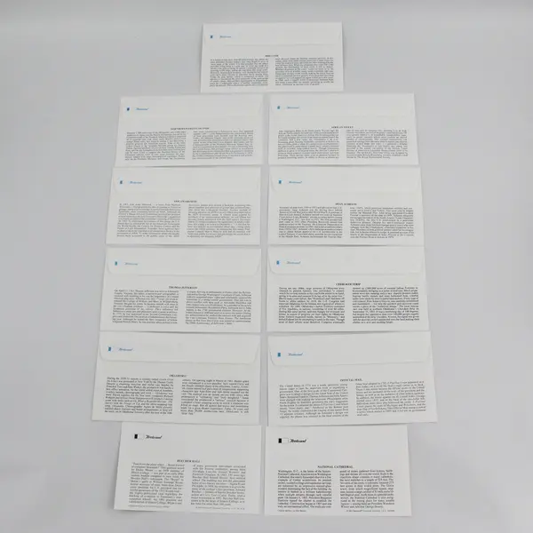 Lot Of 10 Mixed Fleetwood Cachet 1993 First Day Covers