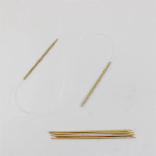 Lot of 3 Size 5 Takumi Bamboo Premium Knitting Needles by Clover