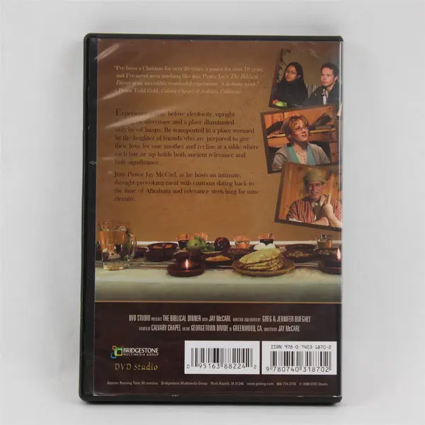 The Biblical Dinner with Pastor Jay McCarl DVD Bridgestone Multimedia