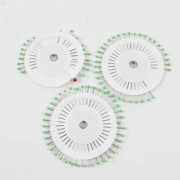 Lot of 3 Vintage Wheels of Prym Dritz Glasshead Sewing Pins 