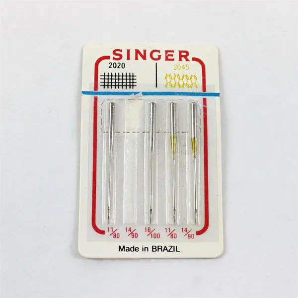Lot of 2 Sewing Machine Needles Schmetz Microtex Singer 7 Needles