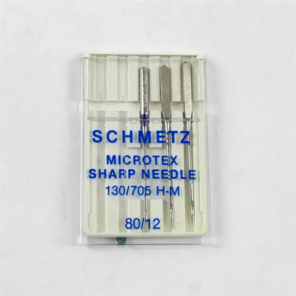 Lot of 2 Sewing Machine Needles Schmetz Microtex Singer 7 Needles