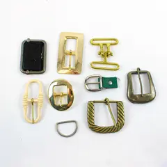 Mixed Lot of 9 Assorted Buckles Hardware Pre-Owned