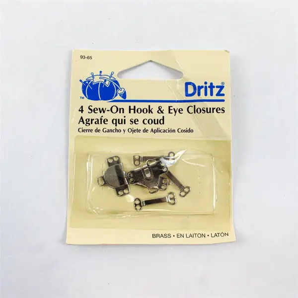Lot of 3 Assorted Dritz Sewing Closures New Crafting Supplies
