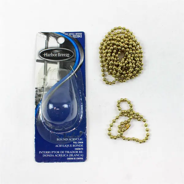 Harbor Breeze Round Acrylic Pull Chain 033943 52in Ceiling Fan