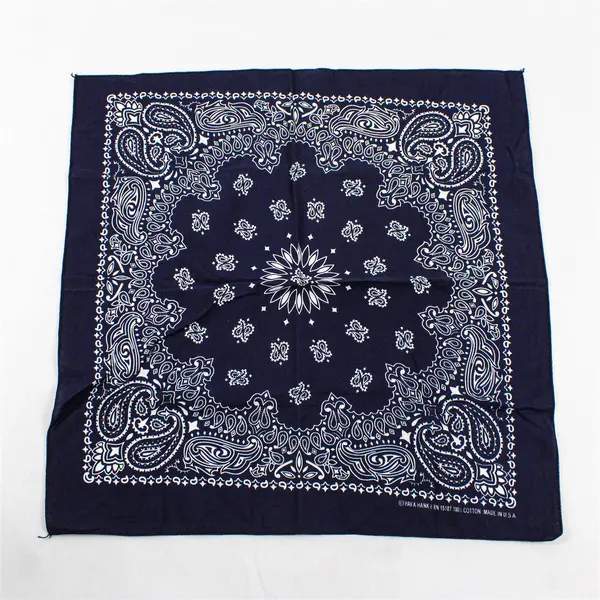 Hav-A-Hank Blue Bandana RN 15187 100% Cotton 20"x 20"