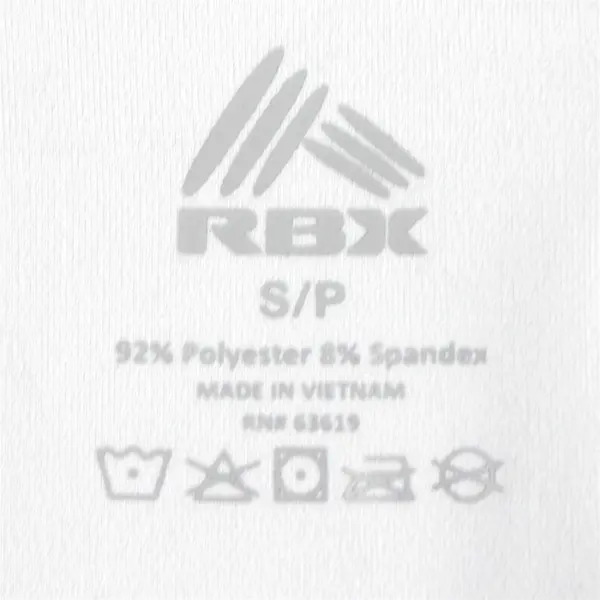 RBX White V-Neck Long-Sleeved Activewear Shirt Women's Small