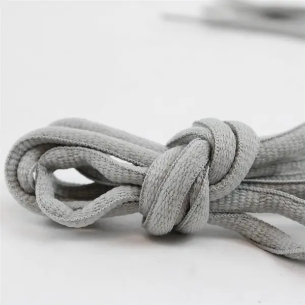 Lot of 5 Assorted Pairs Shoelaces White Gray 38-50in