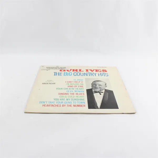 Burl Ives The Big Country Hits 12" Vinyl Record
