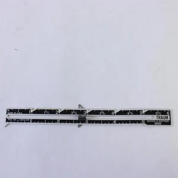 Lot of 4 Mixed Brand Sewing Gauges Dritz Traum Necchi Metal Rulers