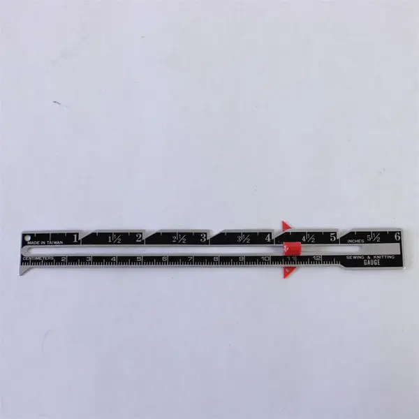 Lot of 4 Mixed Brand Sewing Gauges Dritz Traum Necchi Metal Rulers