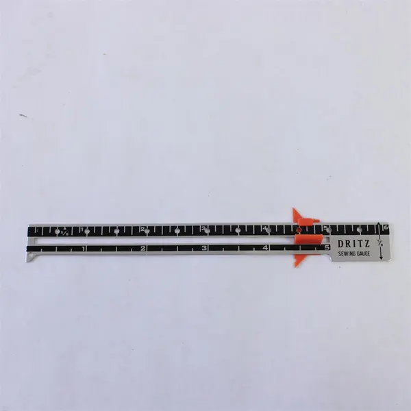 Lot of 4 Mixed Brand Sewing Gauges Dritz Traum Necchi Metal Rulers