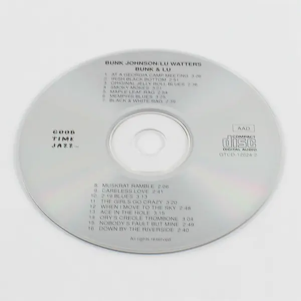 Bunk Johnson & Lu Watters - Bunk & Lu - CD 