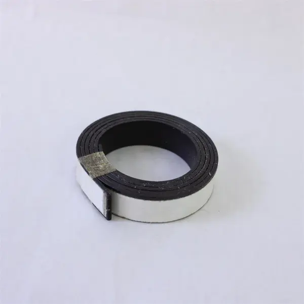 Magnetic Tape Partial Roll & Small Piece Used Craft Supply