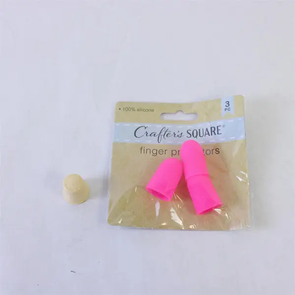 Lot of 4 Crafter's Square Finger Protectors Thimbles
