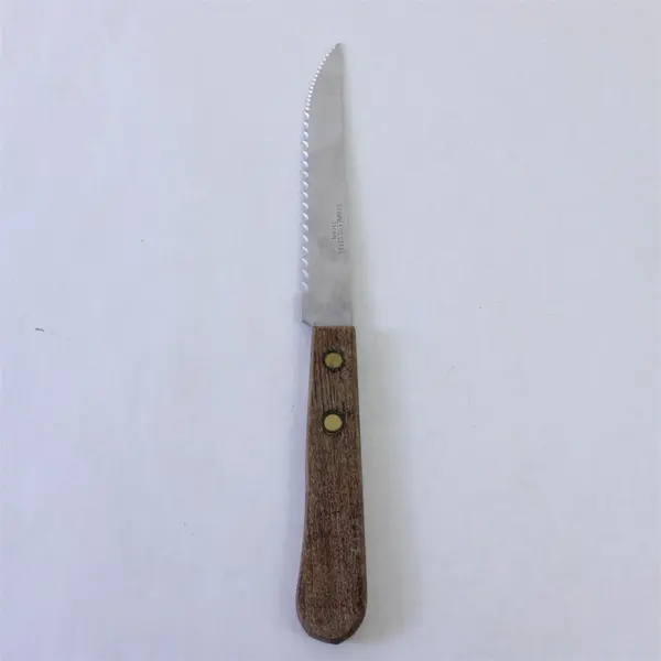 Lot of 4 Various Brands Rustic Handle Silverware 3 Knives + 1 Fork