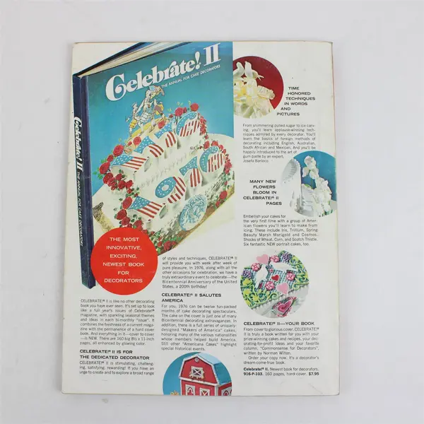 Wilton Yearbook of Cake Decorating 1976 Paperback Magazine