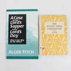 Lot of 2 Paperback Psalms Vol 4 & Alger Fitch Lord's Supper Every Lord's Day