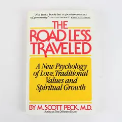 The Road Less Traveled by M. Scott Peck M.D. 1980 Touchstone Paperback Book