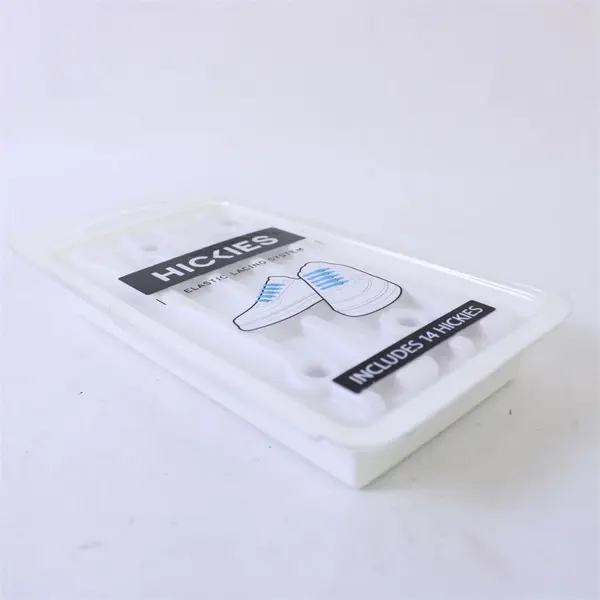 HICKIES Elastic Lacing System 14 Count No Tie Shoe Laces Open Package