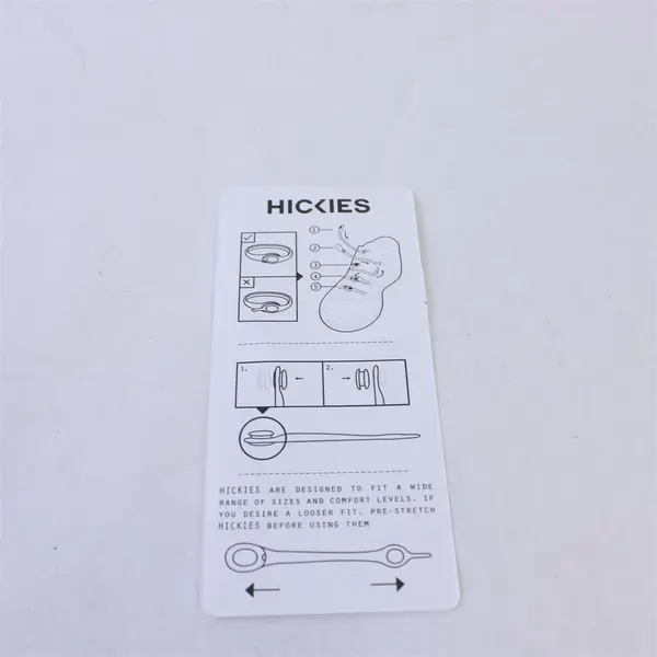 HICKIES Elastic Lacing System 14 Count No Tie Shoe Laces Open Package