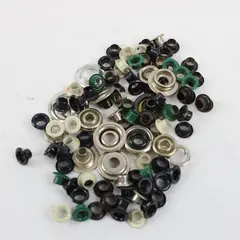 Lot of Heavy-Duty Metal Snap Fasteners Sewing Repair Craft Closures