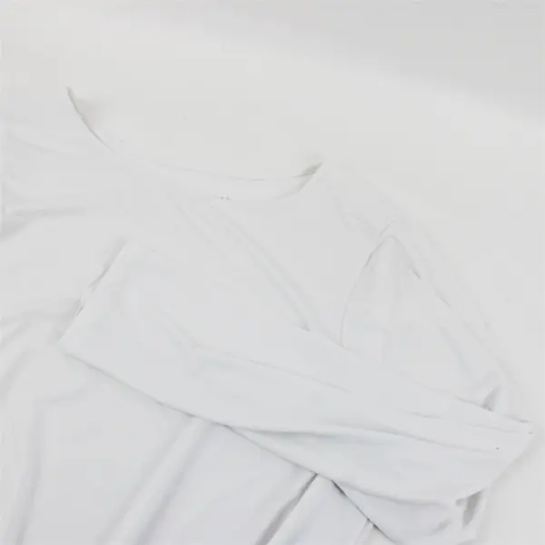 Susan Graver White Long-Sleeved Shirt Women's Size 2X