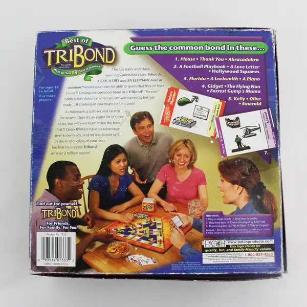 2000s Vintage Patch Best of TriBond Board Game